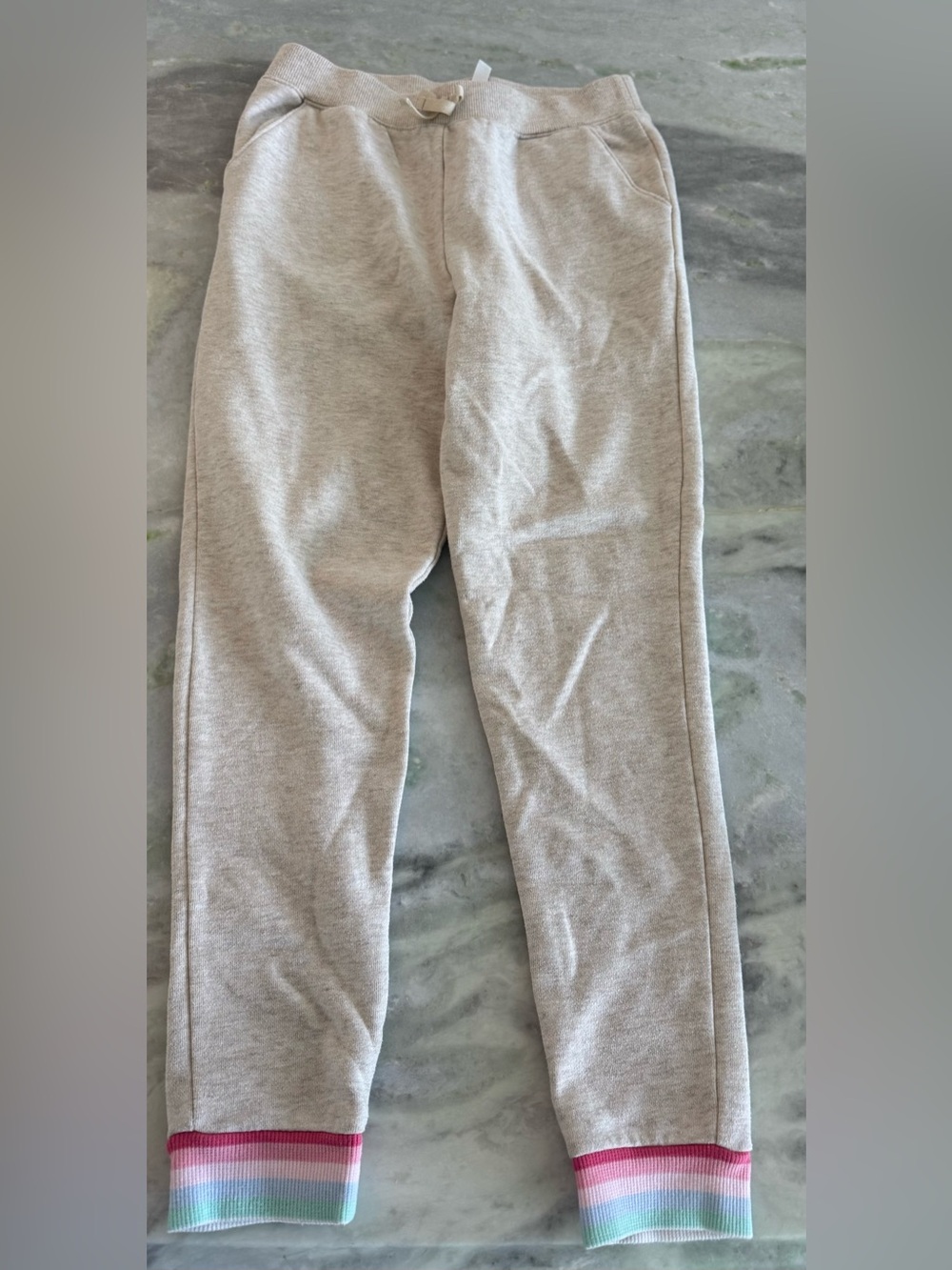 Janie and jack fluffy bunny jogger pants for girls